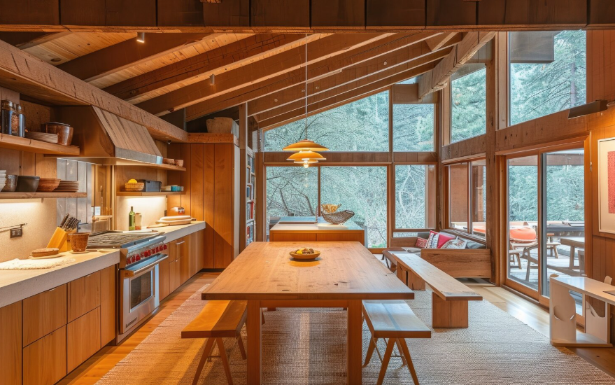 Stylish home extension interior