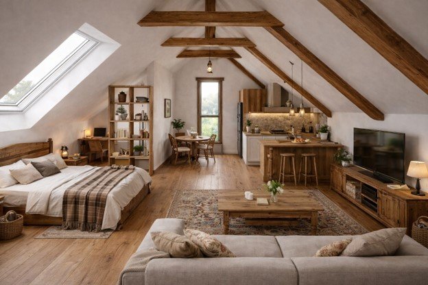 Hidden Storage Ideas for Compact Loft Designs